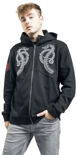 "House Of The Dragon" Vest Met Capuchon Zwart Van Game Of Thrones -Sportkleding 527875wa