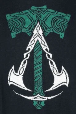 "Valhalla - Hammer Christmas" Christmas Jumper Zwart Van Assassin's Creed -Sportkleding 528251d
