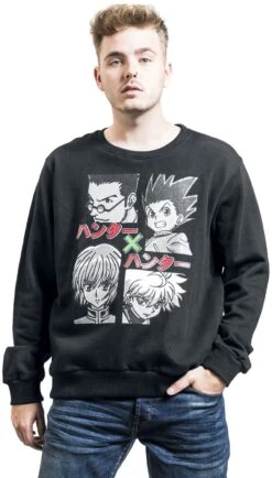 "Group" Sweatshirts Zwart Van Hunter X Hunter -Sportkleding 528469wa