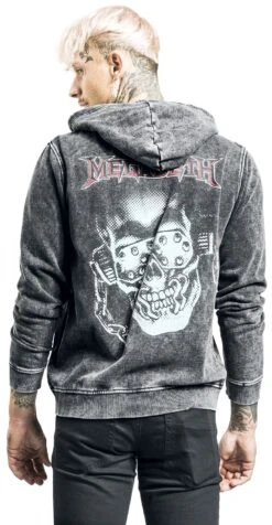 "EMP Signature Collection" Vest Met Capuchon Grijs Van Megadeth -Sportkleding 531137wb