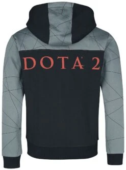 "Team Up" Vest Met Capuchon Zwart-grijs Van DOTA 2 -Sportkleding 532968b
