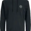 "JJESHARK HOODED JUMPER NOOS" Trui Met Capuchon Zwart Van Jack & Jones -Sportkleding 533104a