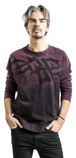 "Joe Calipo" Sweatshirts Wijnrood Van Outer Vision -Sportkleding 533675wa