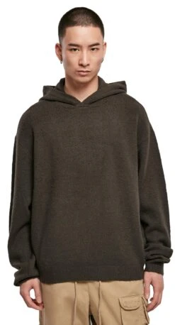 "Oversized Chunky Hoodie" Trui Met Capuchon Zwart Van Urban Classics -Sportkleding 533954wa