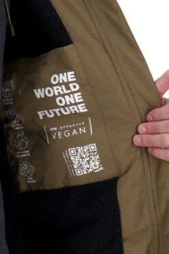 "Don AK A Jacket" Vest Met Capuchon Kaki Van Alife And Kickin -Sportkleding 534033wd