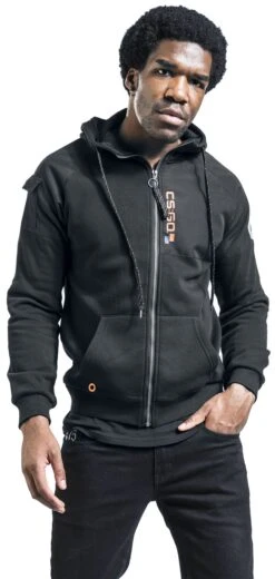 "Counter-Strike Global Offensive - CS:GO" Vest Met Capuchon Zwart -Sportkleding 535272wa