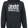 "Classic Logo" Trui Met Capuchon Zwart Van Naughty By Nature
