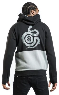 "Hunter" Vest Met Capuchon Zwart-grijs Van Destiny -Sportkleding 536369wb