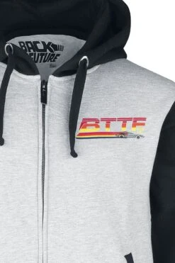 "Back To The Future - Logo" Vest Met Capuchon Meerkleurig Van Back To The Future -Sportkleding 536871d