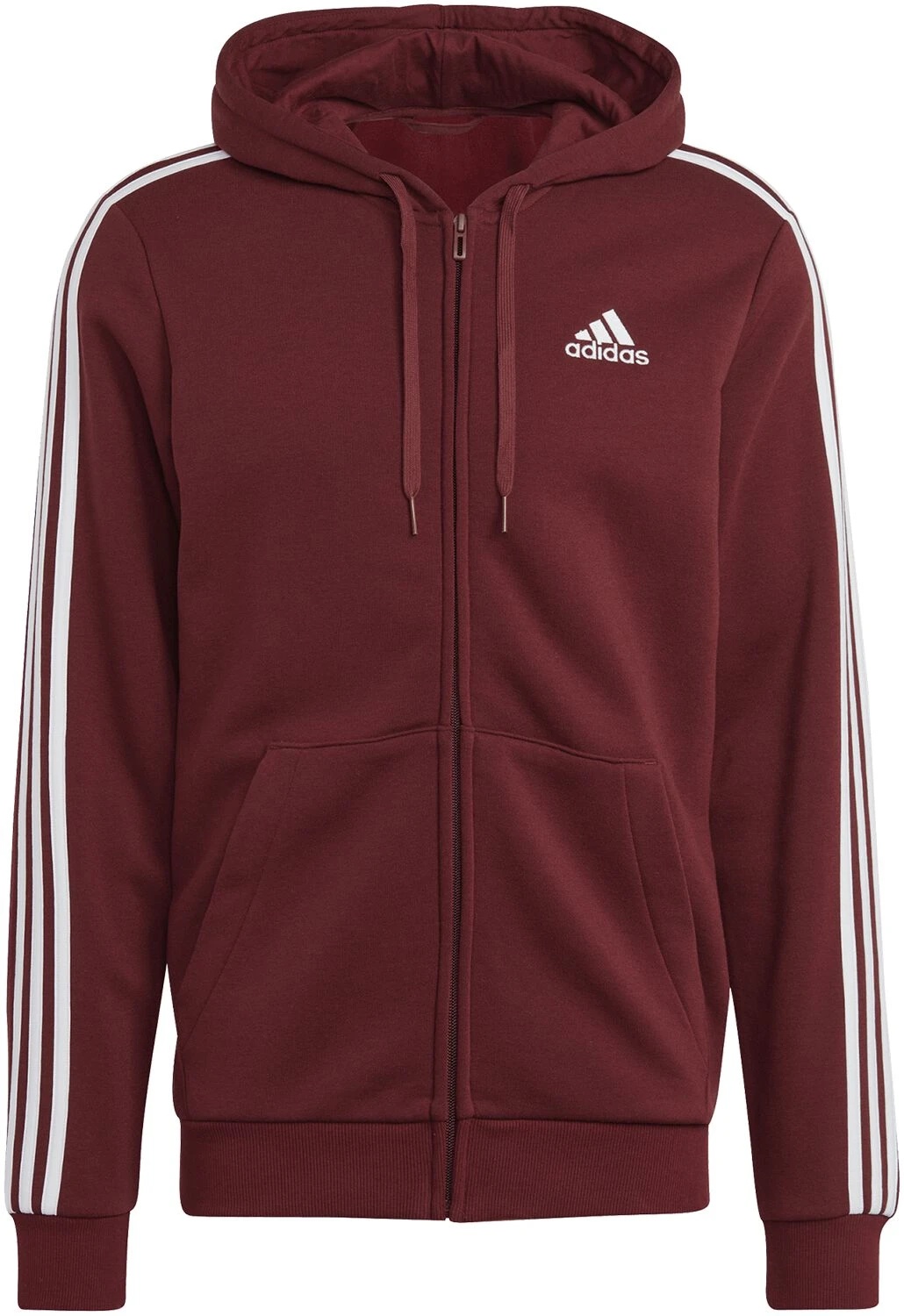 "M 3S FL FZ HD" Vest Met Capuchon Bordeaux Van Adidas 3 "M 3S FL FZ HD" Vest Met Capuchon Bordeaux Van Adidas