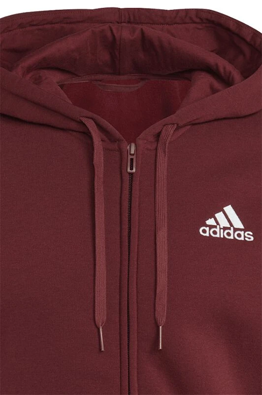 "M 3S FL FZ HD" Vest Met Capuchon Bordeaux Van Adidas 4 "M 3S FL FZ HD" Vest Met Capuchon Bordeaux Van Adidas - Afbeelding 2