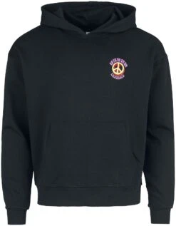 "Big Peace Hoody" Trui Met Capuchon Zwart Van Urban Classics