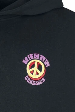"Big Peace Hoody" Trui Met Capuchon Zwart Van Urban Classics 7 "Big Peace Hoody" Trui Met Capuchon Zwart Van Urban Classics -Sportkleding 540724d
