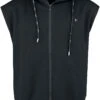 "Avi" Vest Met Capuchon Zwart Van Forplay -Sportkleding 542256a
