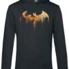 "Drip Logo" Trui Met Capuchon Zwart Van Batman -Sportkleding 544862a