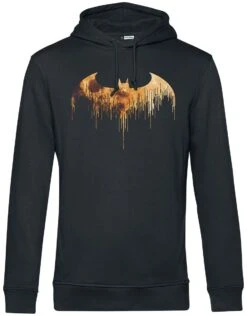 "Drip Logo" Trui Met Capuchon Zwart Van Batman