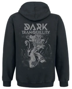 "Lion" Trui Met Capuchon Zwart Van Dark Tranquillity 8 "Lion" Trui Met Capuchon Zwart Van Dark Tranquillity -Sportkleding 549404b