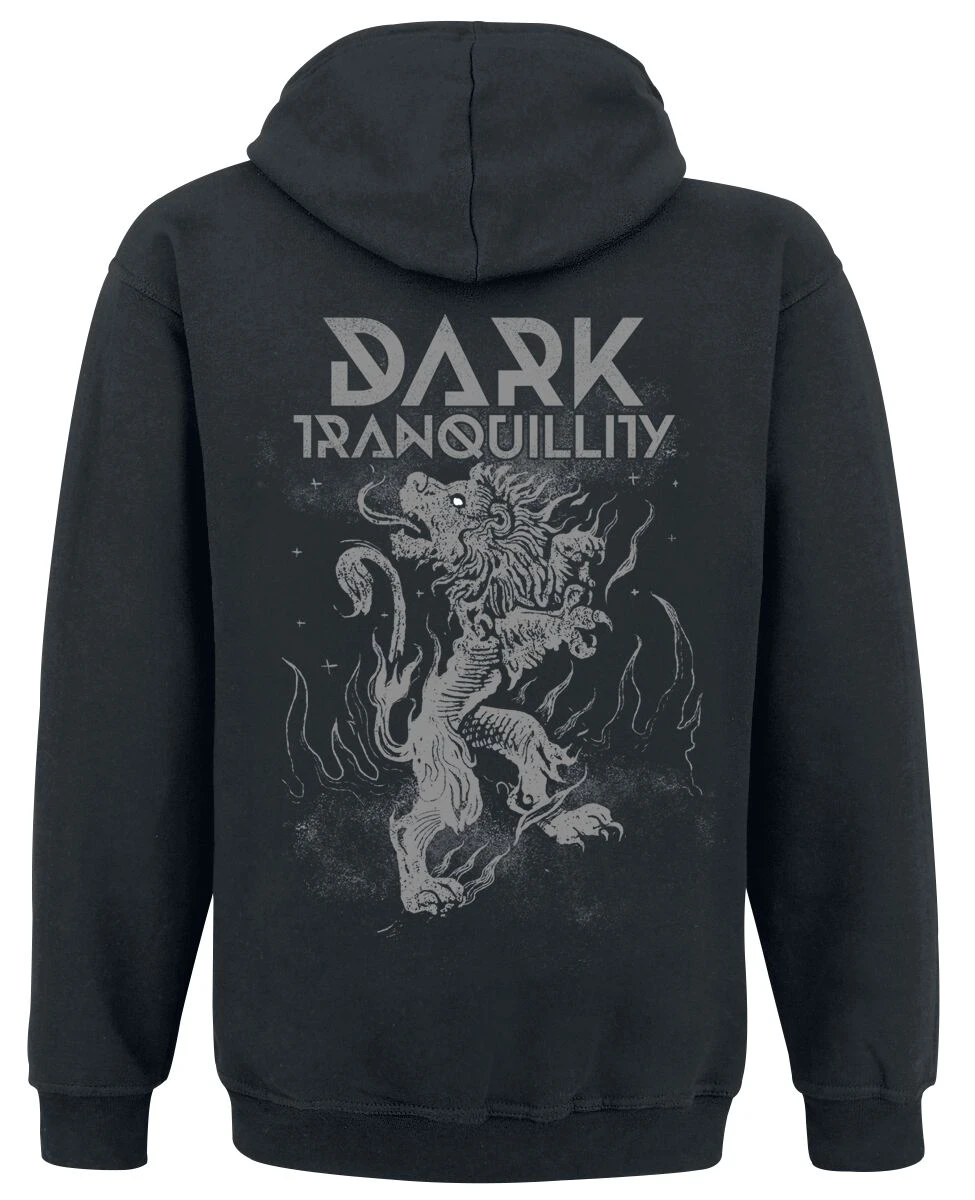 "Lion" Trui Met Capuchon Zwart Van Dark Tranquillity 4 "Lion" Trui Met Capuchon Zwart Van Dark Tranquillity - Afbeelding 2
