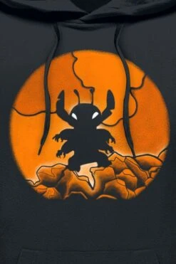"Stitch - Spooky 626" Trui Met Capuchon Zwart Van Lilo & Stitch -Sportkleding 549516d