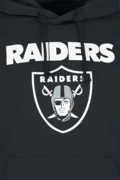 "NFL RAIDERS LOGO" Trui Met Capuchon Zwart Van NFL -Sportkleding 553722d